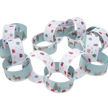 Pack Of 100 Christmas Present Festive Paper Chains, 5 of 5
