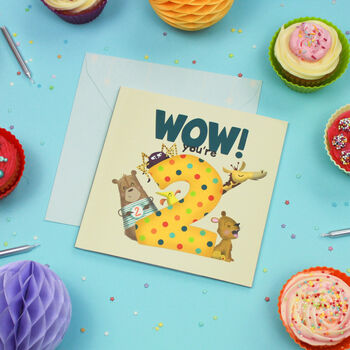 Wow You're Two! A Birthday Book You Can Send As A Card, 2 of 12