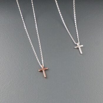 Sterling Silver Cross And Chain, 4 of 4