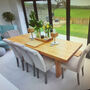 Elston Farmhouse Dining Table And Bench, thumbnail 6 of 8