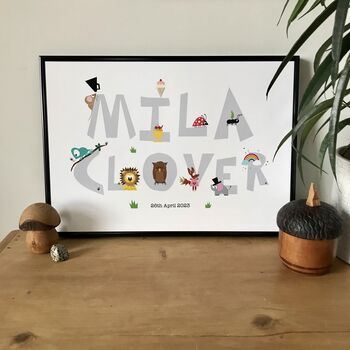 Children's Personalised Name Print, 2 of 12
