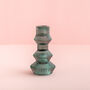 Festive Glass Candlestick Holder, thumbnail 2 of 3