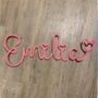 Personalised Knitted Wire Name, thumbnail 12 of 12