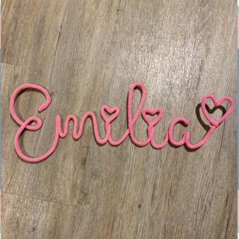 Personalised Knitted Wire Name, 12 of 12