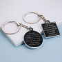 Personalised Daddy And Me Keyring, thumbnail 3 of 10