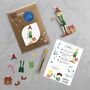 Personalised Grandson Craft And Colouring Christmas Gift Set, thumbnail 7 of 11