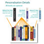 Dad Gift Personalised Row Of Books Print, thumbnail 2 of 10