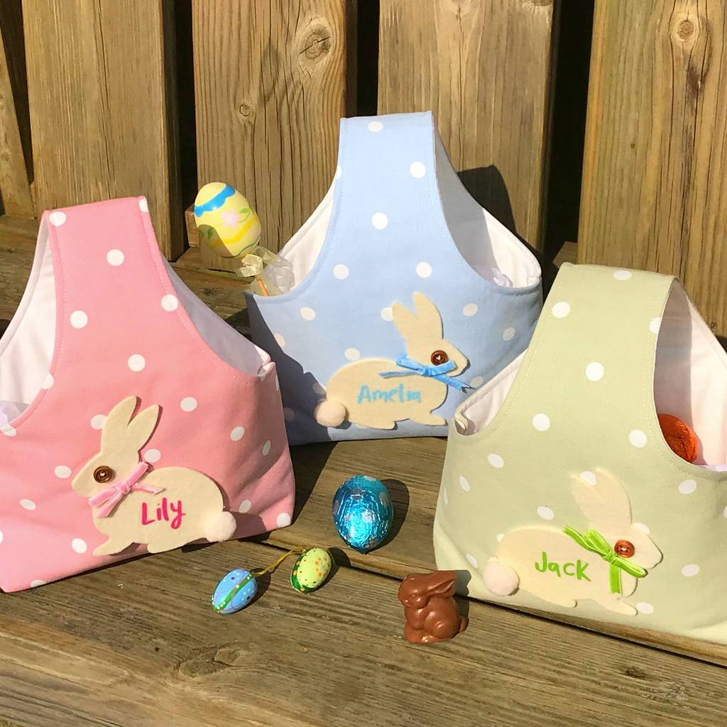 Personalised Easter Egg Hunt Bag By Jackie Martin Designs ...