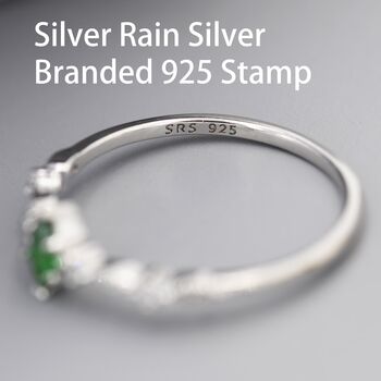 Vintage Inspired Lilac Purple Cz Ring, 9 of 12