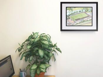 Shrewsbury Town Fc Gay Meadow Stadium Art Print, 2 of 3