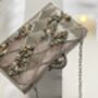 Gitega Pink And Silver Bead Clutch, thumbnail 3 of 6