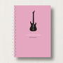Personalised Guitar Music Lover's Journal Or Notebook, thumbnail 10 of 10