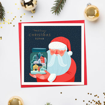 Magical Santa Christmas Card, 3 of 8