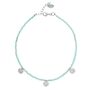 Aegean Amazonite Silver Anklet, thumbnail 4 of 9