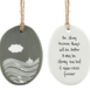 ‘Be Strong’ Porcelain Message Token Positivity Gift, thumbnail 1 of 2