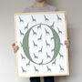 Personalised Giraffe Initial Print, thumbnail 1 of 12