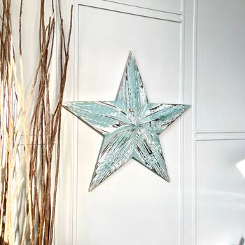 Large Blue Wall Decoration Star, 3 of 6