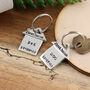 Housewarming Gift Personalised First Home House Keyring, thumbnail 5 of 10