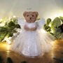 Little Bear Co. Silver Teddy Bear Tree Topper, thumbnail 1 of 6