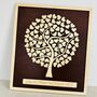 Love Birds Personalised Tree Wedding Guest Book, thumbnail 5 of 5