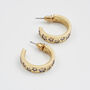 Gold Nightshade Hoop Earrings, thumbnail 3 of 7