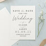 Custom Wedding Save The Date Cards Set Of 36, thumbnail 1 of 3