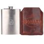 Buffalo Leather Rugby Hip Flask, thumbnail 4 of 5