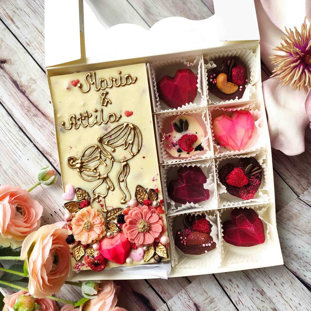 Artisan Vegan ‘Thinking Of You‘ Personalised Chocolate By The Unique ...