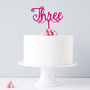 Decorative Personalised Number Birthday Cake Topper, thumbnail 1 of 9