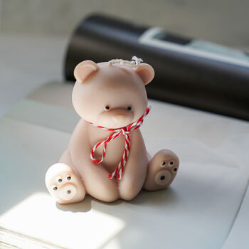 Cute Teddy Bear Soy Wax Candle, 2 of 7