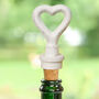 Iron Love Heart Bottle Stopper Gift, thumbnail 1 of 4
