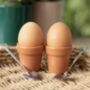 Plant Pot Egg Cup Set With Shovel Spoons, thumbnail 1 of 3