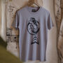 Womens 'Moonstruck Mermaid' Lilac T Shirt, thumbnail 4 of 5