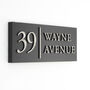 Personalised House Sign With Dividing Line, thumbnail 3 of 10