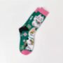 Novelty Fun Socks Size Five To Nine ~ Lucky Chinese Cat, thumbnail 1 of 6
