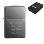 Personalised Black Ice Zippo Windproof Lighter, thumbnail 2 of 4