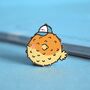 Blowfish Enamel Pin, thumbnail 1 of 5