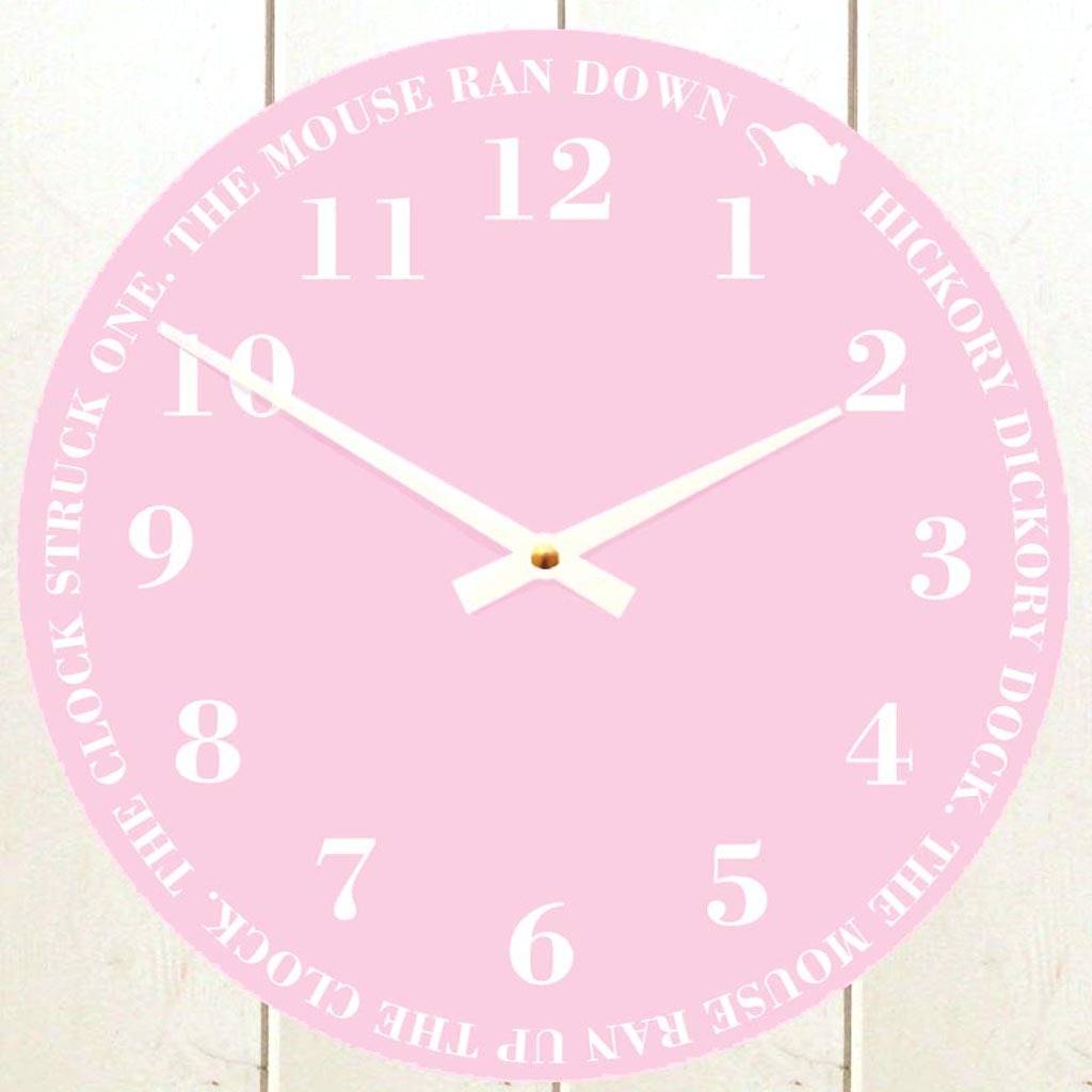 Nursery Rhyme Clock By CuteClocks