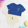 Embroidered Birthday T Shirt With Personalised Bag, thumbnail 3 of 10