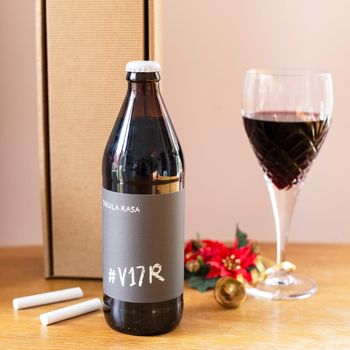 Christmas Wine Gift With Diy Personalised Label, 2 of 5
