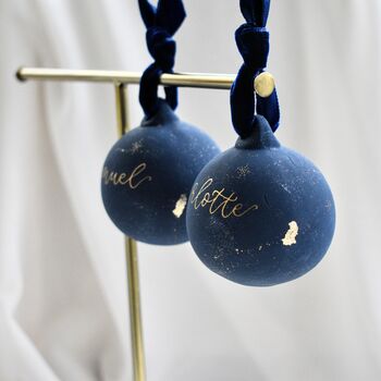 Personalised Christmas Name Bauble Ornament, 9 of 9