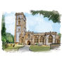 Personalised Wedding Venue Or Church Illustrated Print, thumbnail 11 of 12