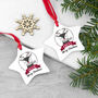 Personalised Reindeer Christmas Decoration, thumbnail 2 of 5