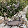 Cast Iron Wall Mounted Bird Feeder, thumbnail 4 of 12