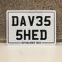 Personalised Number Plate Style Sign, thumbnail 3 of 6