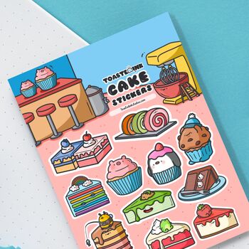 Cake Sticker Sheet | Cute Stickers, 5 of 5