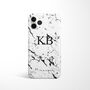 White Marble Custom Phone Case, thumbnail 3 of 5