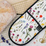 Wildflowers Watercolour Oven Gloves, thumbnail 1 of 7