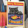 Merry Christmas From The Cat Xmas Card, thumbnail 1 of 3