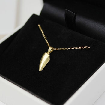 9ct Gold Raptor Tooth Necklace, 2 of 5